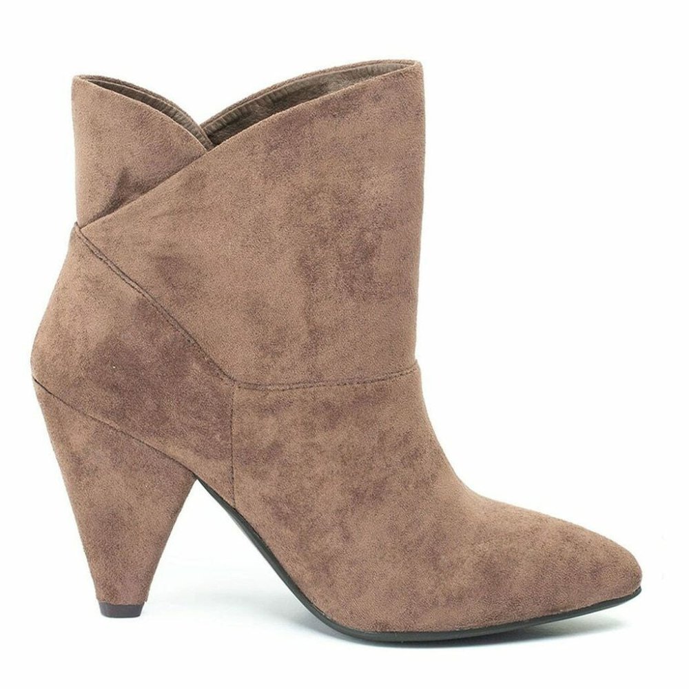 G.C.Shoes Women's Flores Faux Suede  Booties